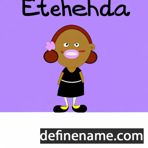 cartoon of the name Ethelenda