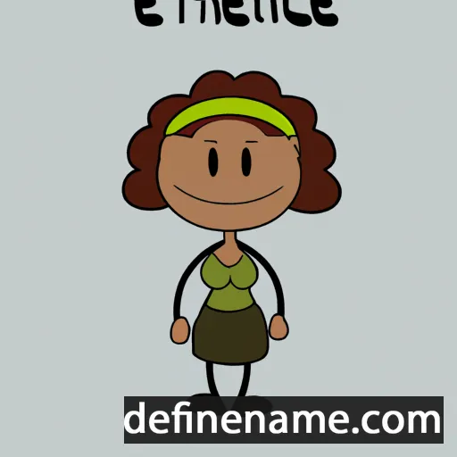 cartoon of the name Ethelene