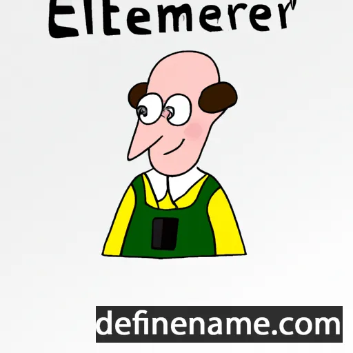 cartoon of the name Ethelmaer