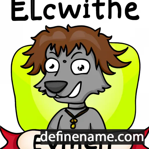 cartoon of the name Ethelwulf