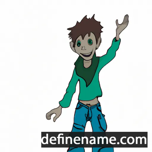 cartoon of the name Ethem