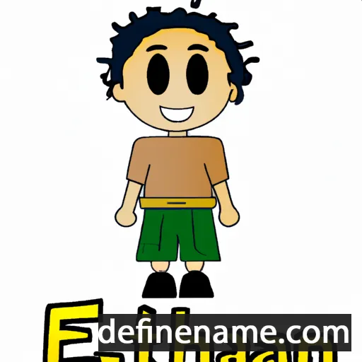 cartoon of the name Ethian