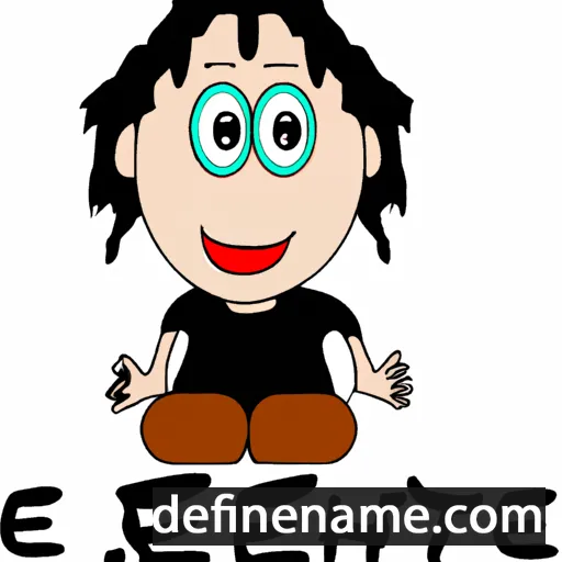 cartoon of the name Ethie