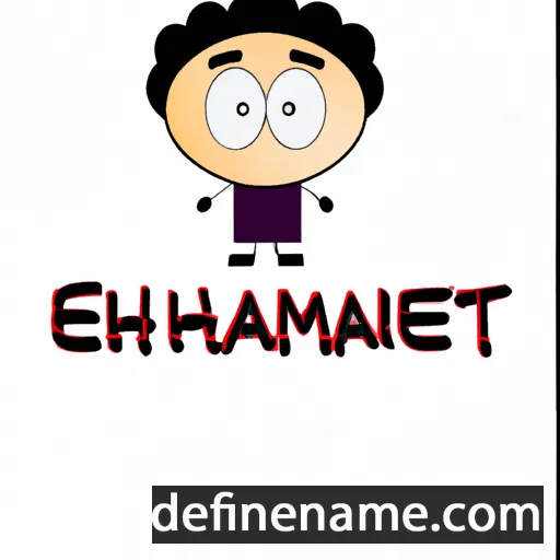 cartoon of the name Ethmane