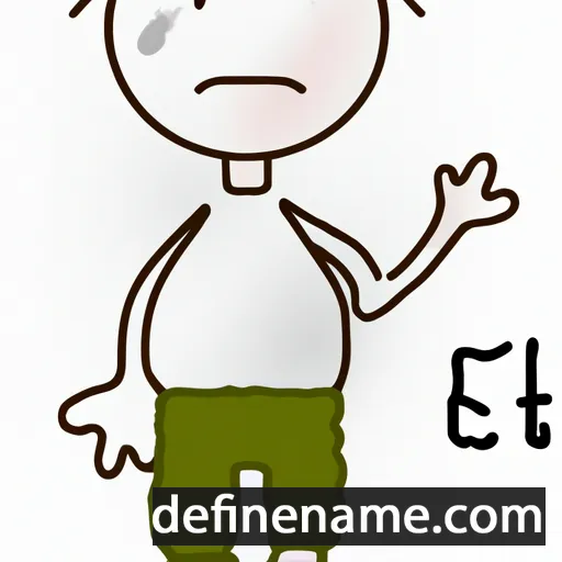 cartoon of the name Eti