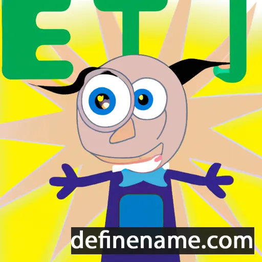 cartoon of the name Etil