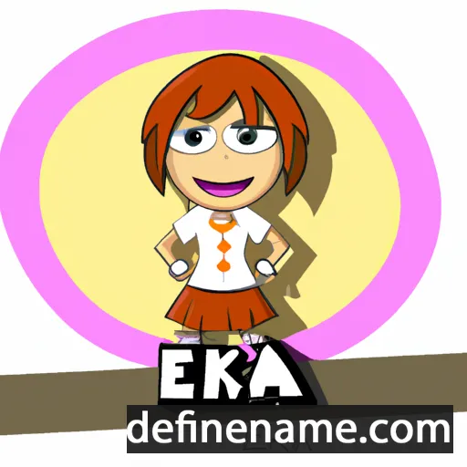 cartoon of the name Etka