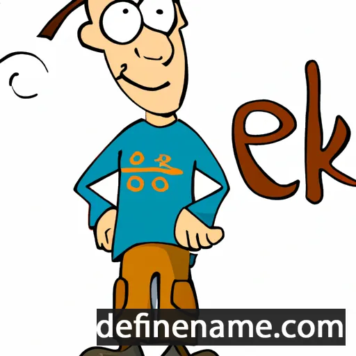 cartoon of the name Etke