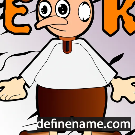 cartoon of the name Etok