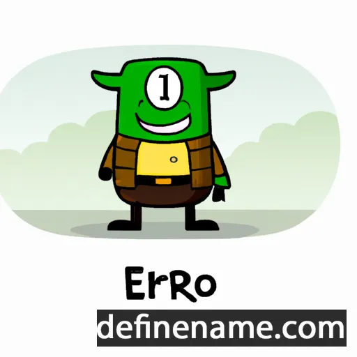 cartoon of the name Etoro