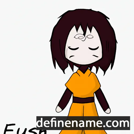 cartoon of the name Etsuna