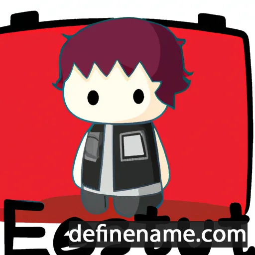 cartoon of the name Etsuto