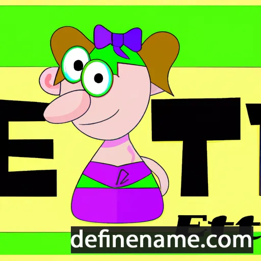 cartoon of the name Etti