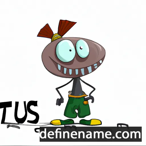 cartoon of the name Etus