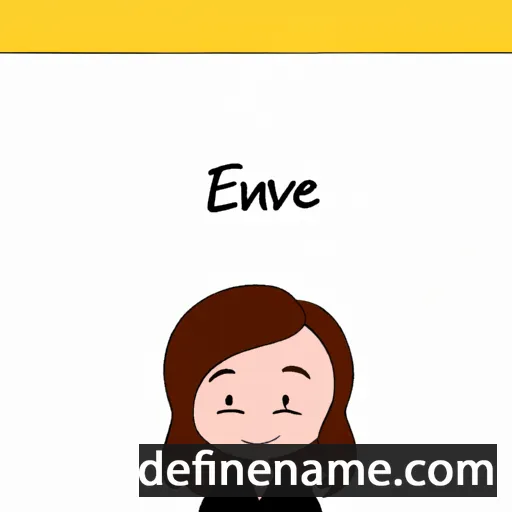 Évanne cartoon