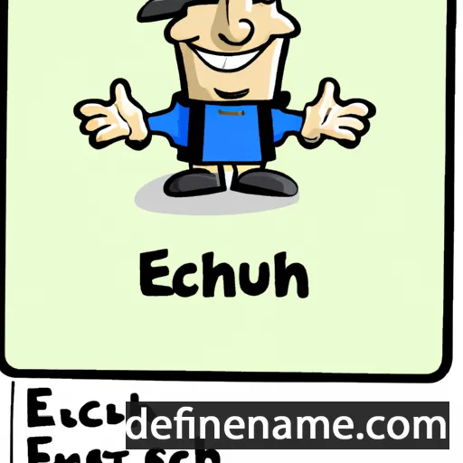 cartoon of the name Eucher