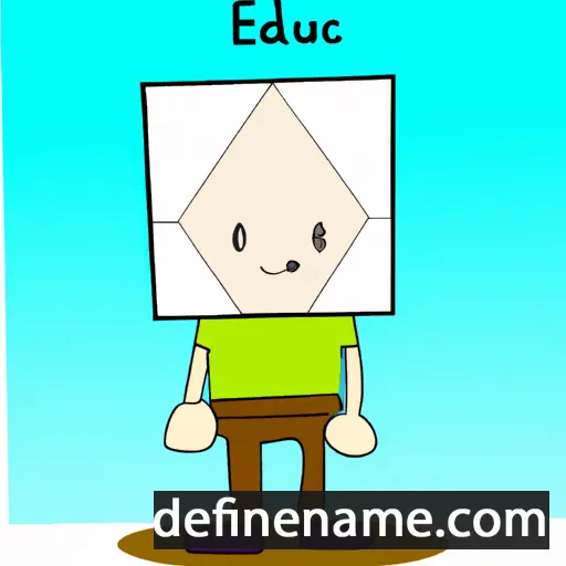 cartoon of the name Euclide