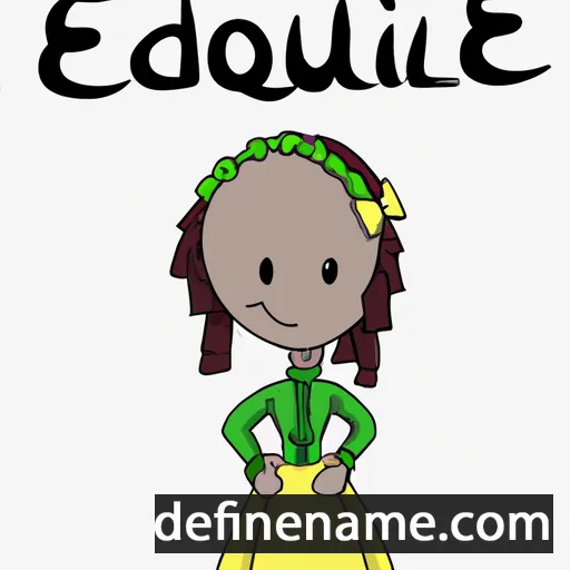 cartoon of the name Eudolie