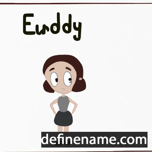 Eudrey cartoon