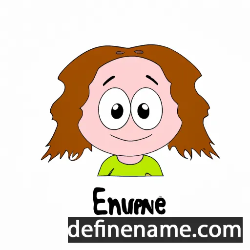 cartoon of the name Eufémie