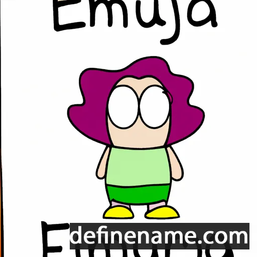 cartoon of the name Eufemià