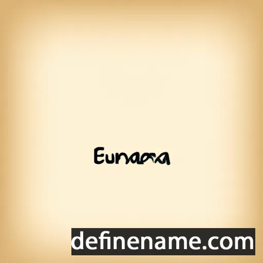 cartoon of the name Eufemiana