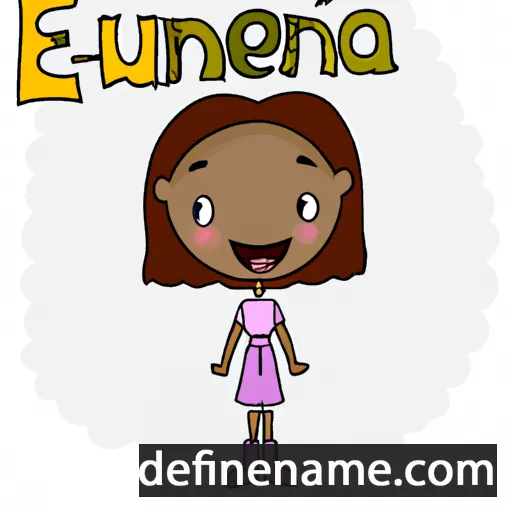 cartoon of the name Eufenia