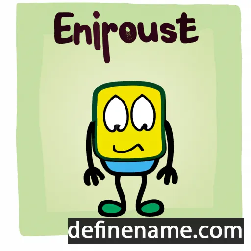 cartoon of the name Eufrosine