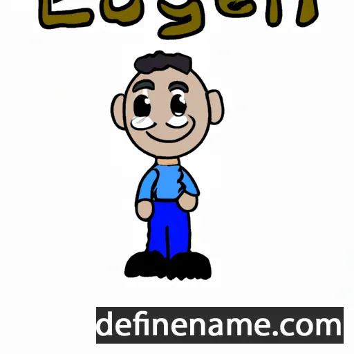 cartoon of the name Eugeen