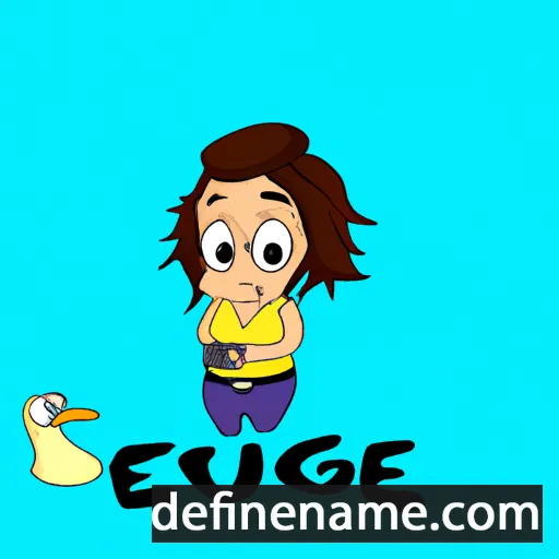 Eugie cartoon