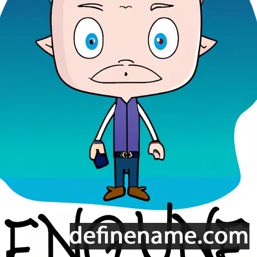 cartoon of the name Eugine