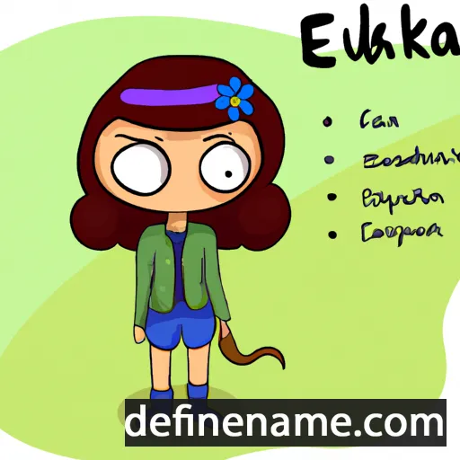 Eukleia cartoon