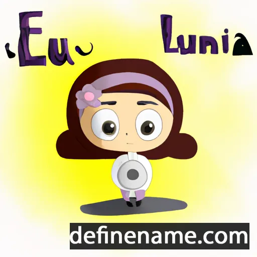 cartoon of the name Euliina