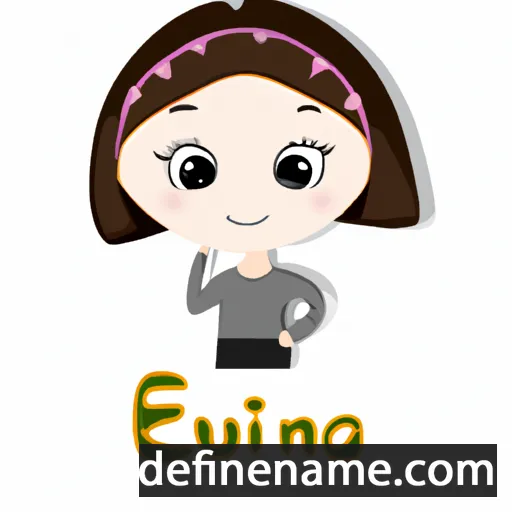 cartoon of the name Eulina