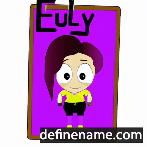 cartoon of the name Euly