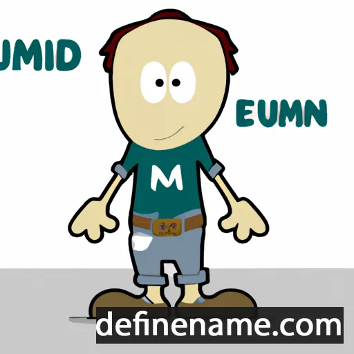 cartoon of the name Eumund