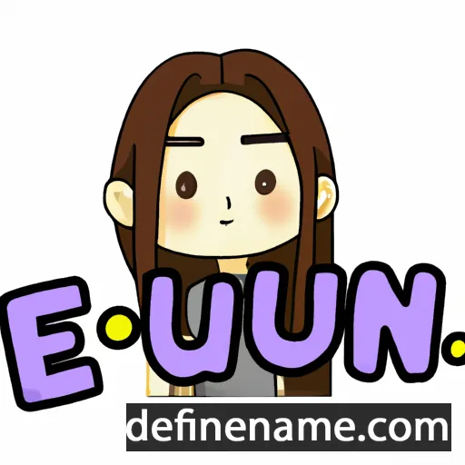 Eun-ah cartoon