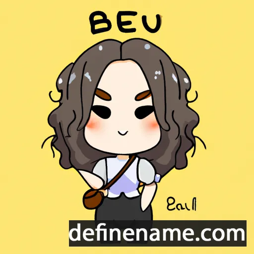 cartoon of the name Eun-Byul