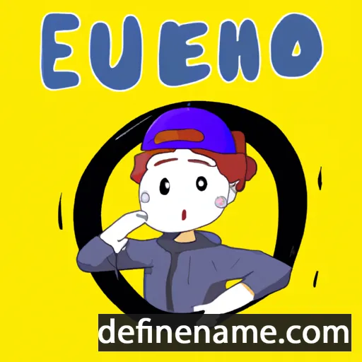 cartoon of the name Eun-ho