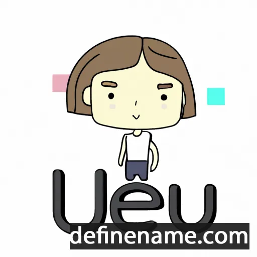 cartoon of the name Eun-ju