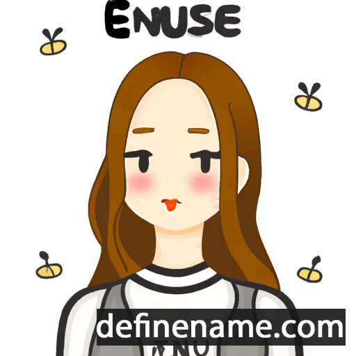 cartoon of the name Eun-seo