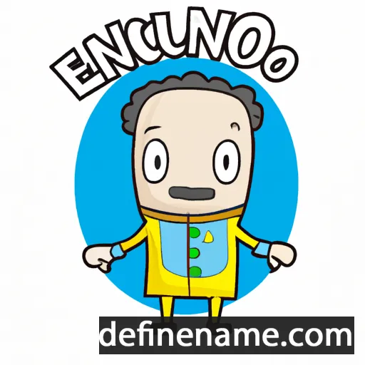 cartoon of the name Euniciano