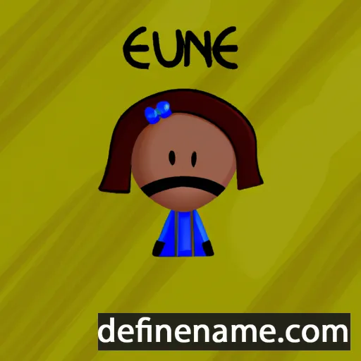 Euniké cartoon