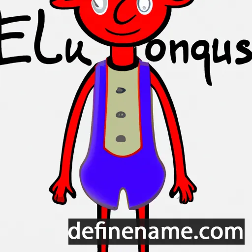 cartoon of the name Eunoicus