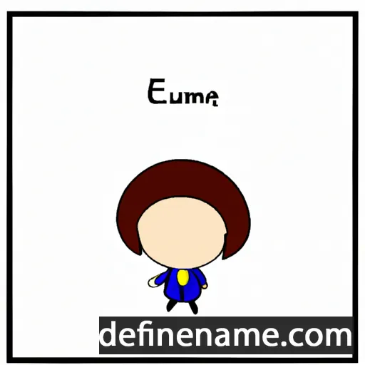 cartoon of the name Eunomie