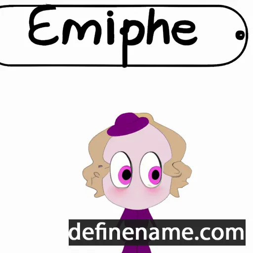 cartoon of the name Euphème