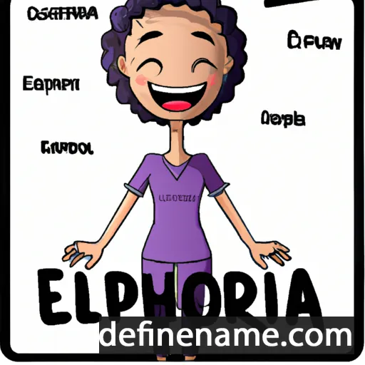 cartoon of the name Euphoria