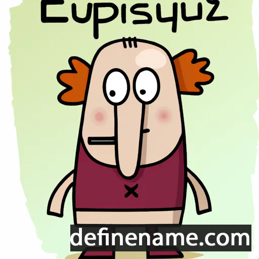 cartoon of the name Eupliusz