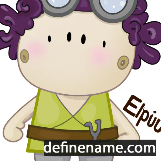 cartoon of the name Eupolis