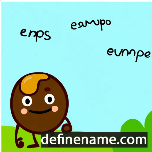 cartoon of the name Eupompos